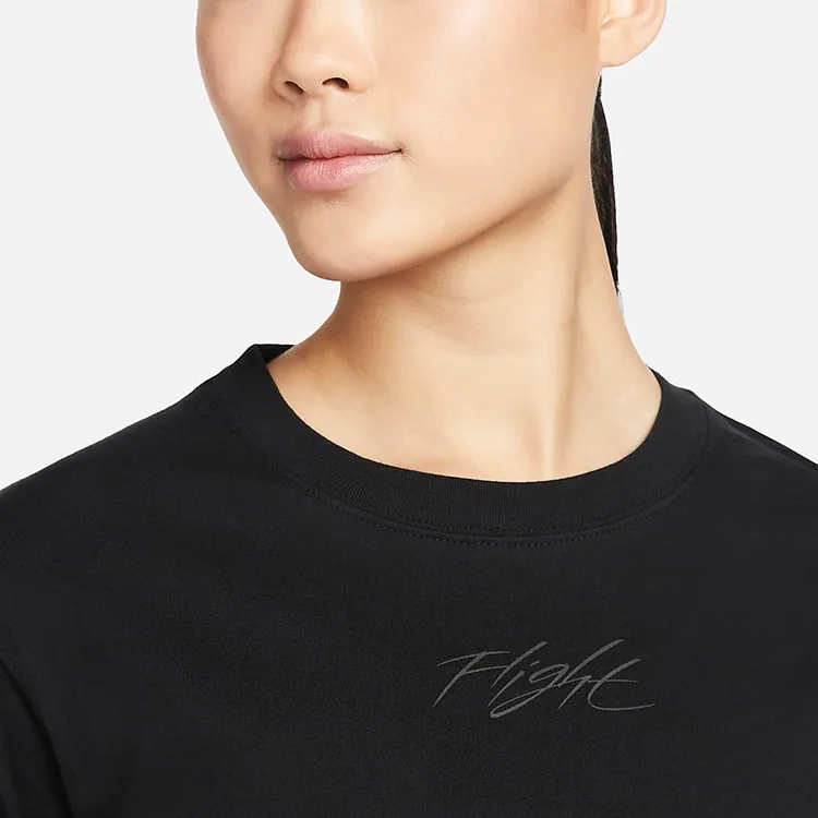 Jordan Crop Tops Women's Black-3