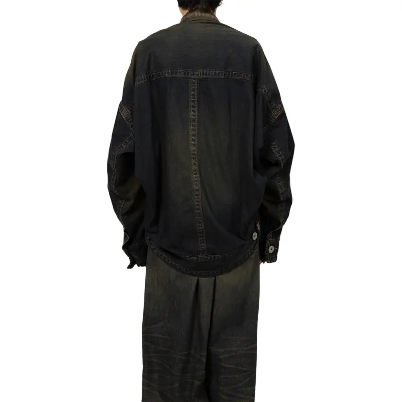 Maison Mihara Yasuhiro Amateur Sewn Like Denim Jacket-5