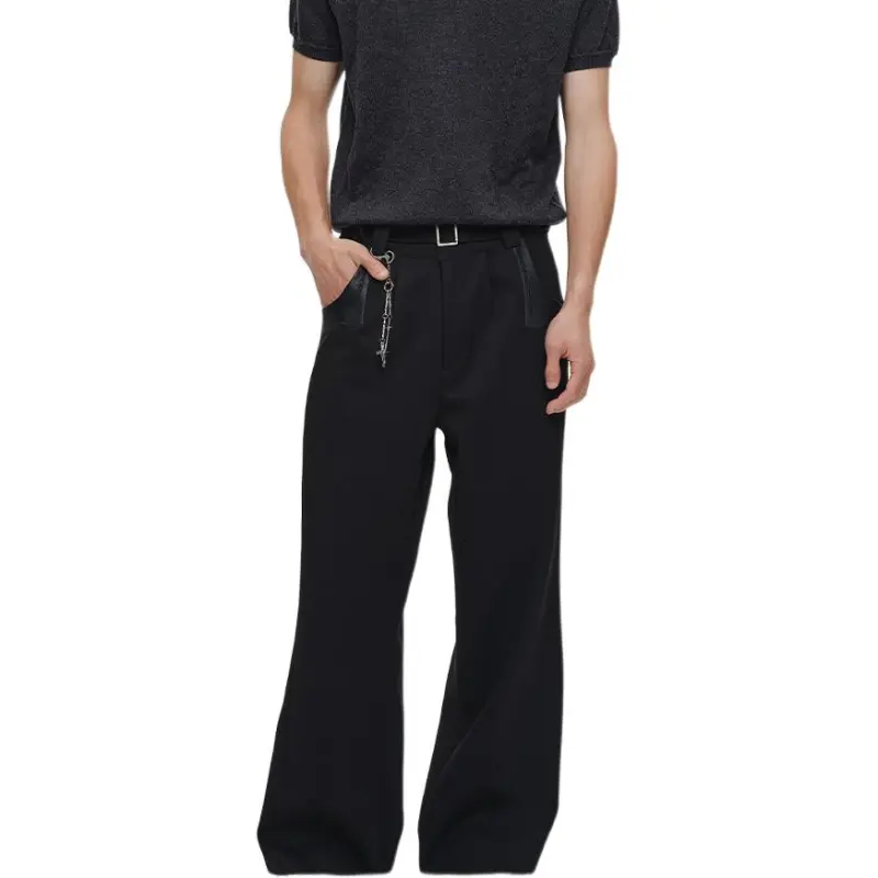 CATSSTAC Casual Pants Unisex Black-3
