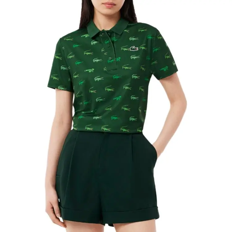 LACOSTE Polo Shirt Women's Green-2