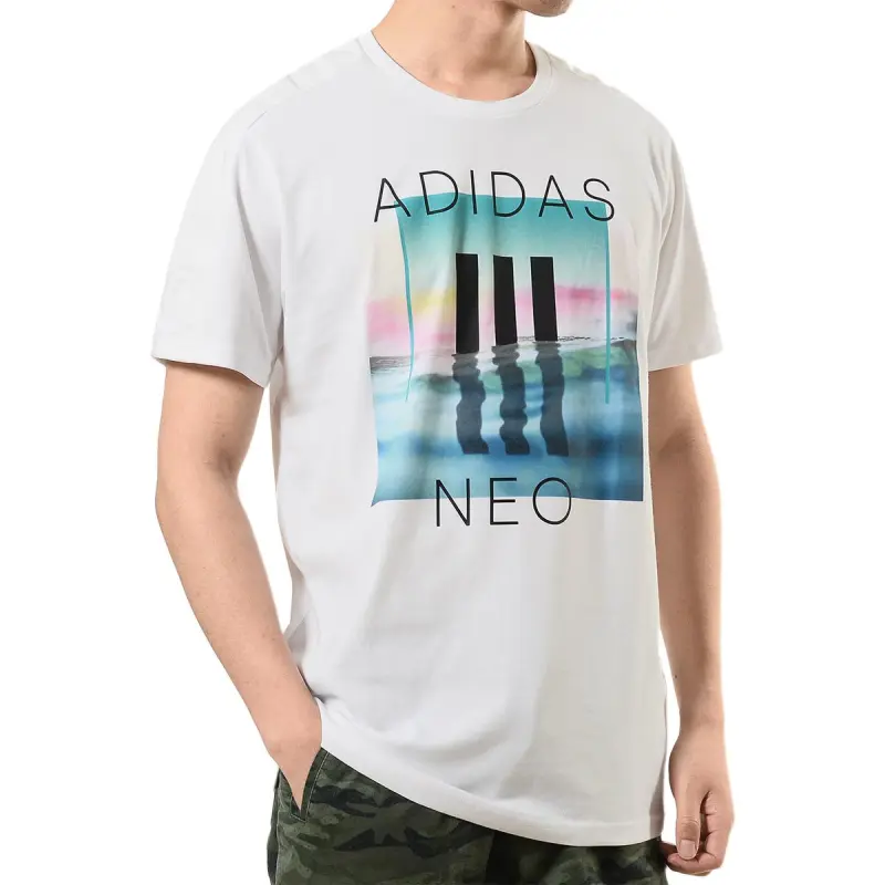 Adidas Neo T Shirts Men White-3