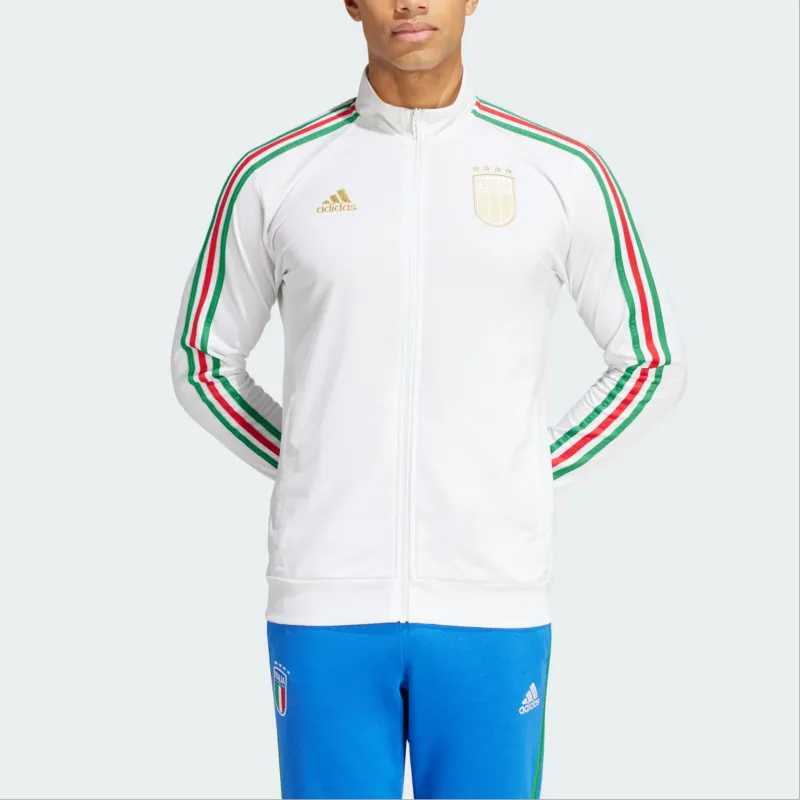 Adidas Italy Dna Track Top Jackets Coats Men's White-2