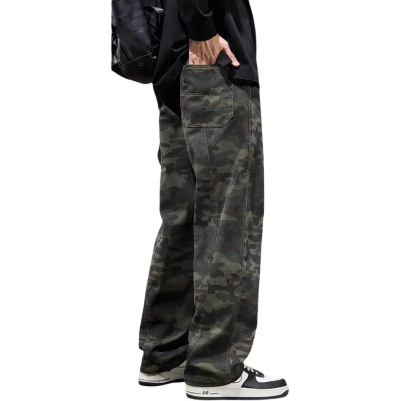 KVIV Jeans Unisex Camouflage [Editor's Recommendation]-4