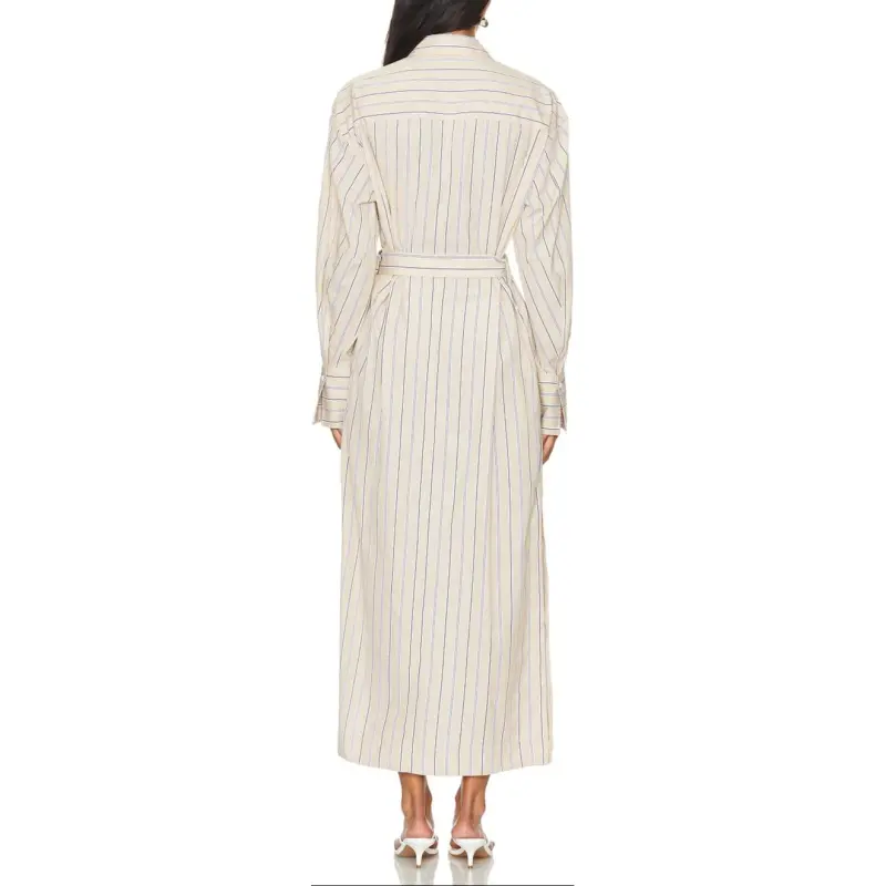 RAG&BONE Striped Belted Midi Dress-1