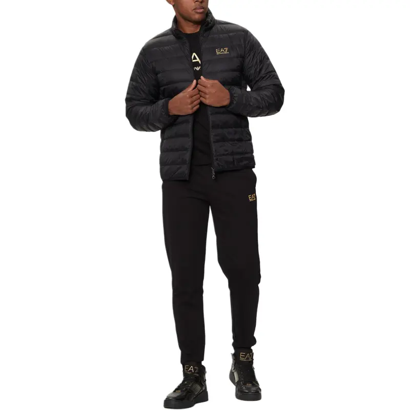 EMPORIO ARMANI EA7 Down Jacket Men's Black-2
