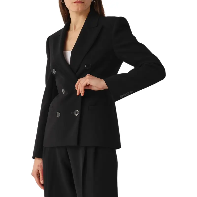 MaxMara Studio Double Breasted Long Sleeved Blazer-3