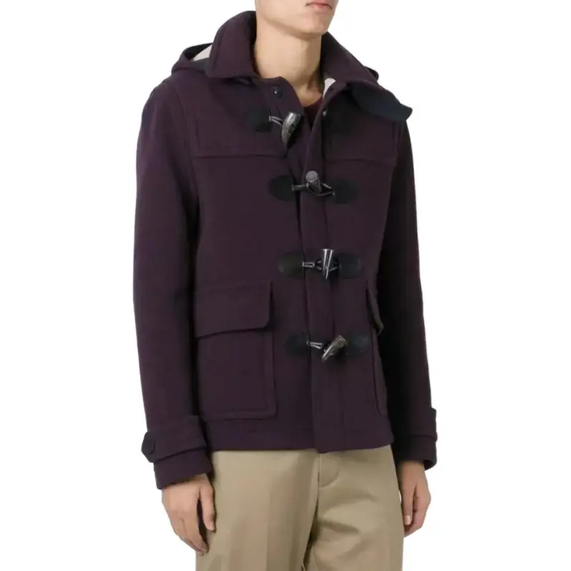 Burberry Coats Men Purple-3