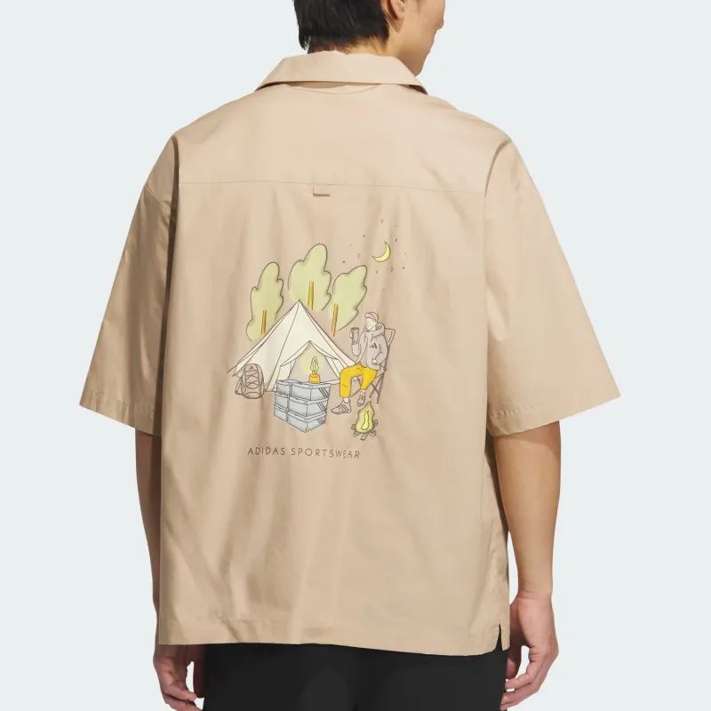 Adidas Sportswear GFX Shirt Men's Warm Sand-2
