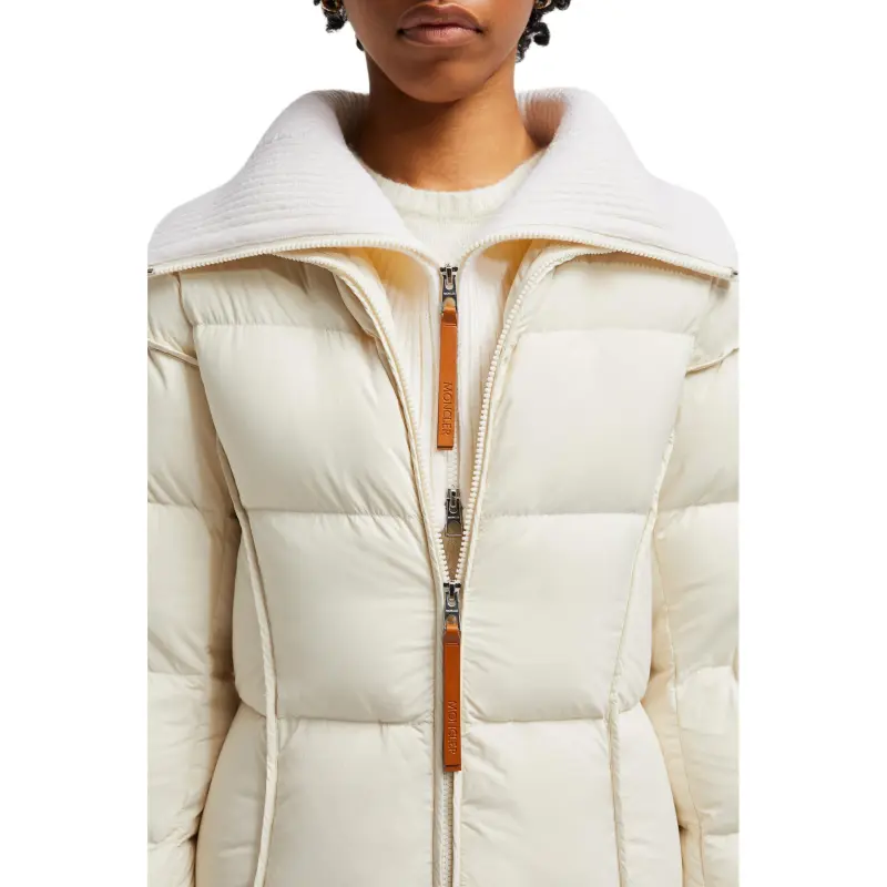 Moncler Down Jacket Women's Eggshell Color-4