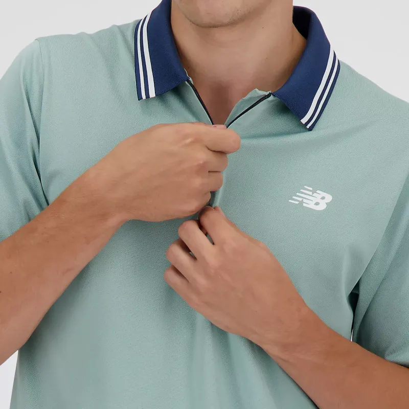 New Balance Tournament Polo Shirt Men's Emerald-3