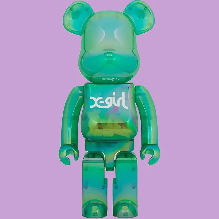 BE@RBRICK X Girl Clear Green Ver.-3