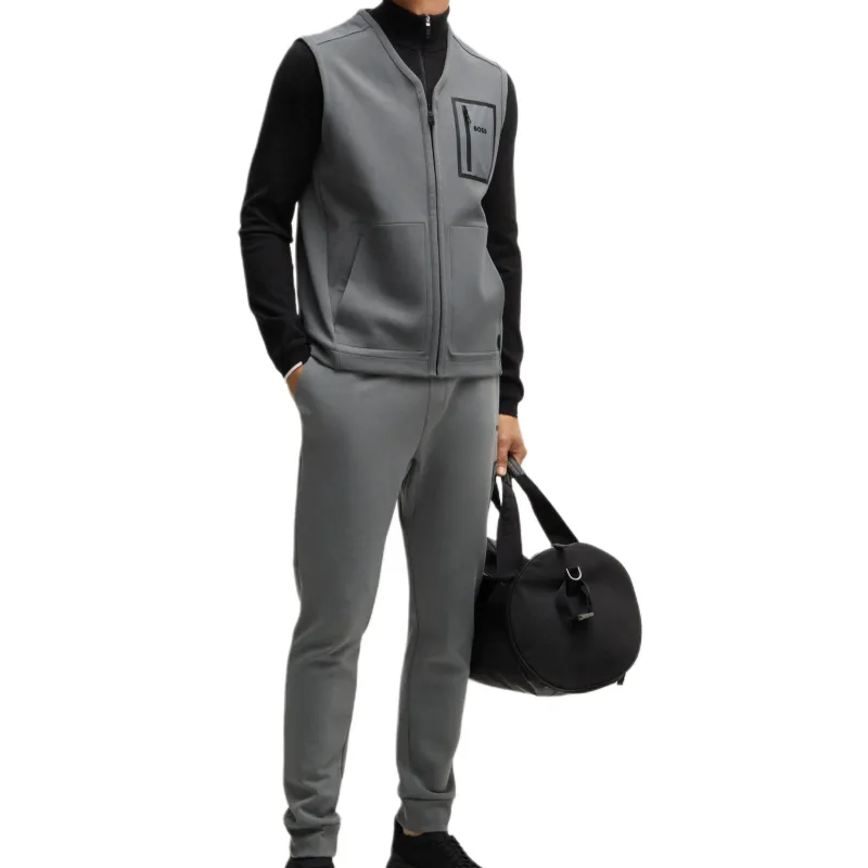 HUGO BOSS Vests Men Gray-3
