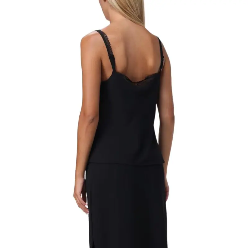 VINCE Lace trim Top-1