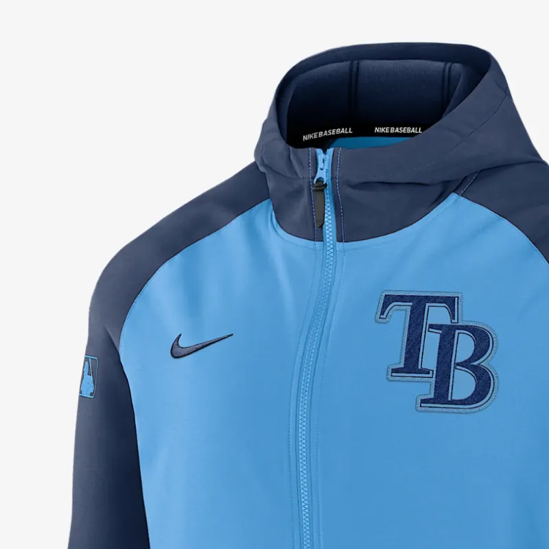 Nike Tampa Bay Rays Authentic Collection Men's Nike Therma Mlb Full Zip Jacket-3