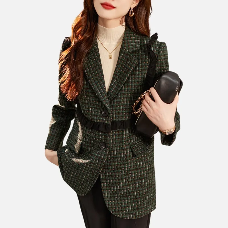 TERRE BLEUE Business Suit Women's Green-1