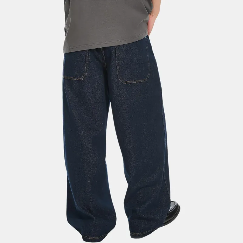 PMET Jeans Unisex Navy Blue-4