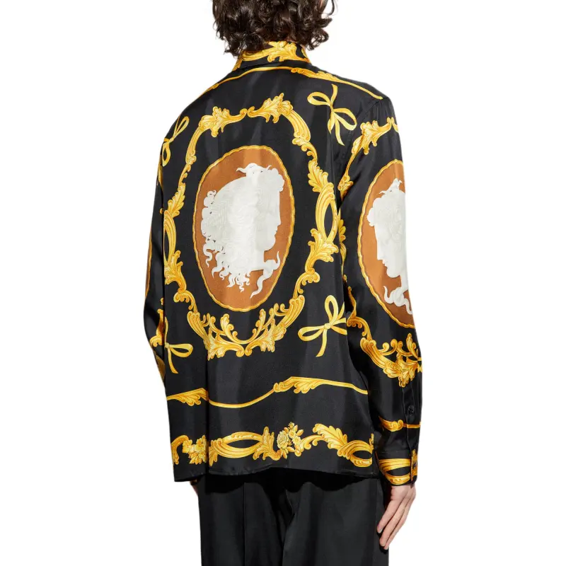 VERSACE Cameo Silk Shirt-3