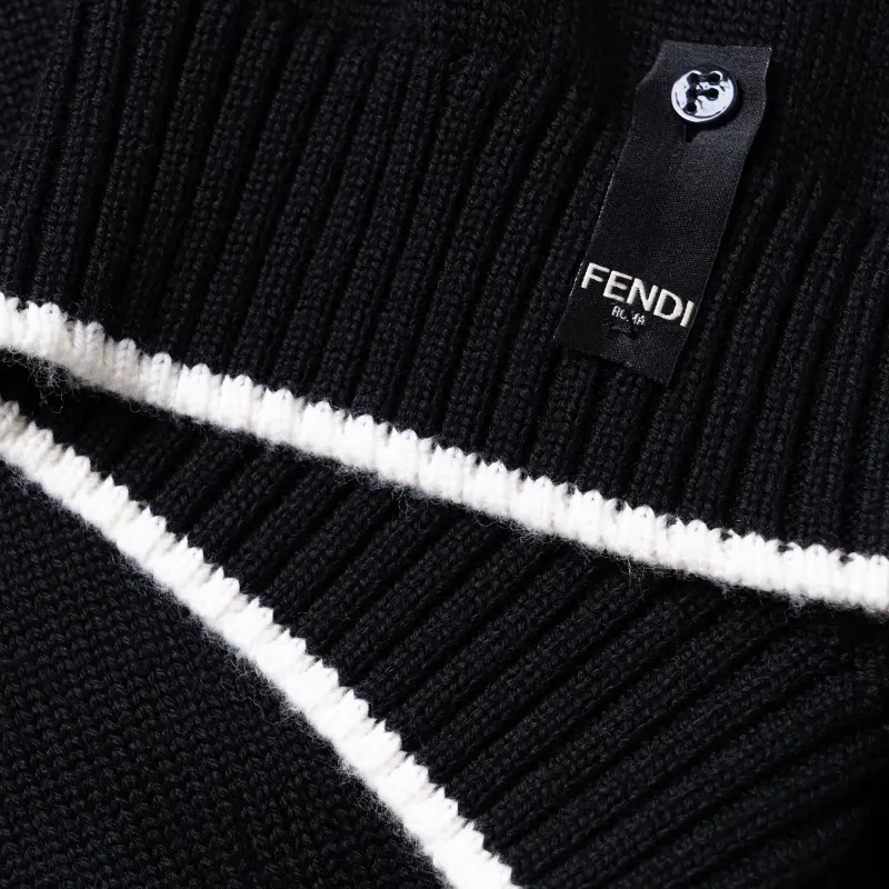 FENDI SS23 Chinese New Year Sweater Men's Black-7