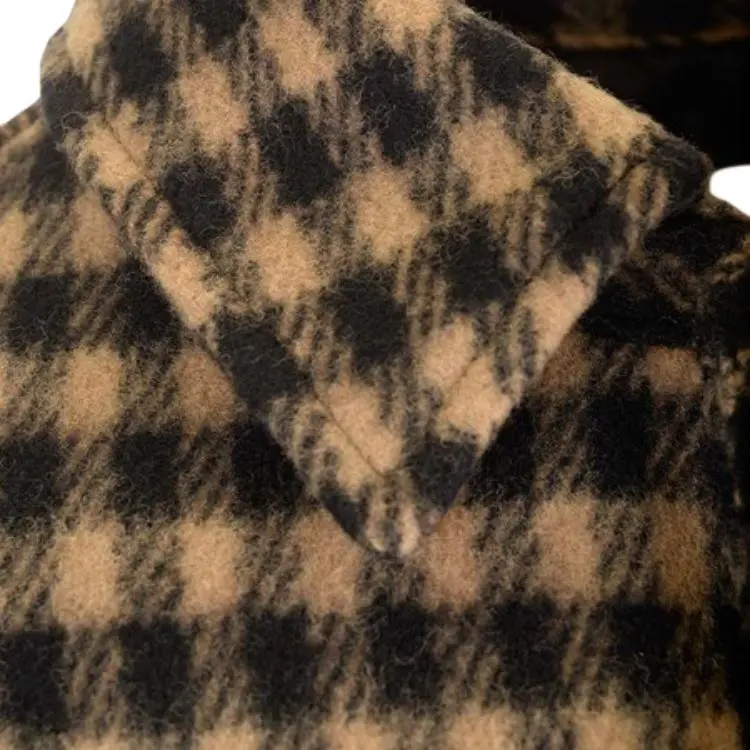 CELINE Overshirt In Checked Wool-3