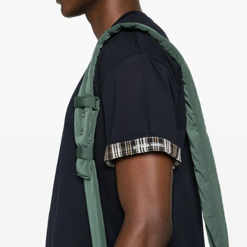 Bottega Veneta Double Layered Checked T Shirt-4
