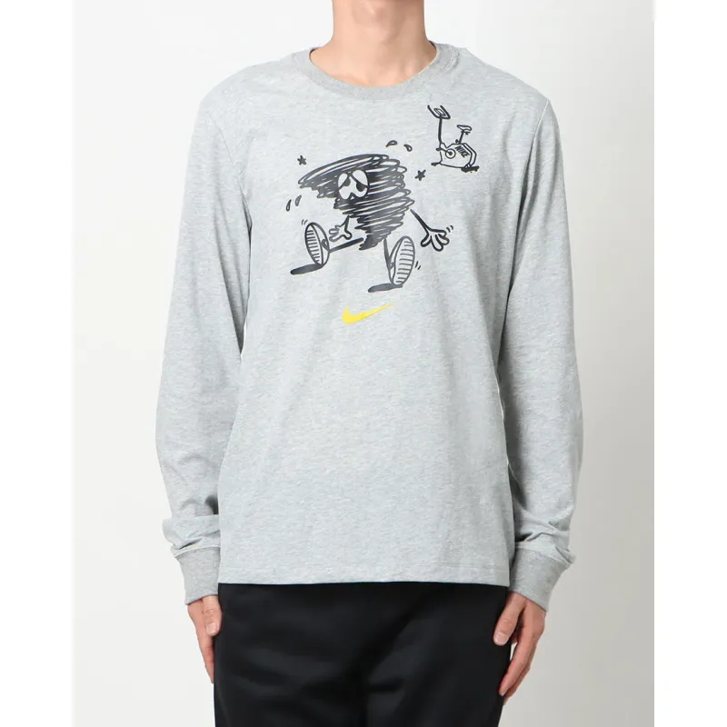 Nike T Shirts Men Gray-2