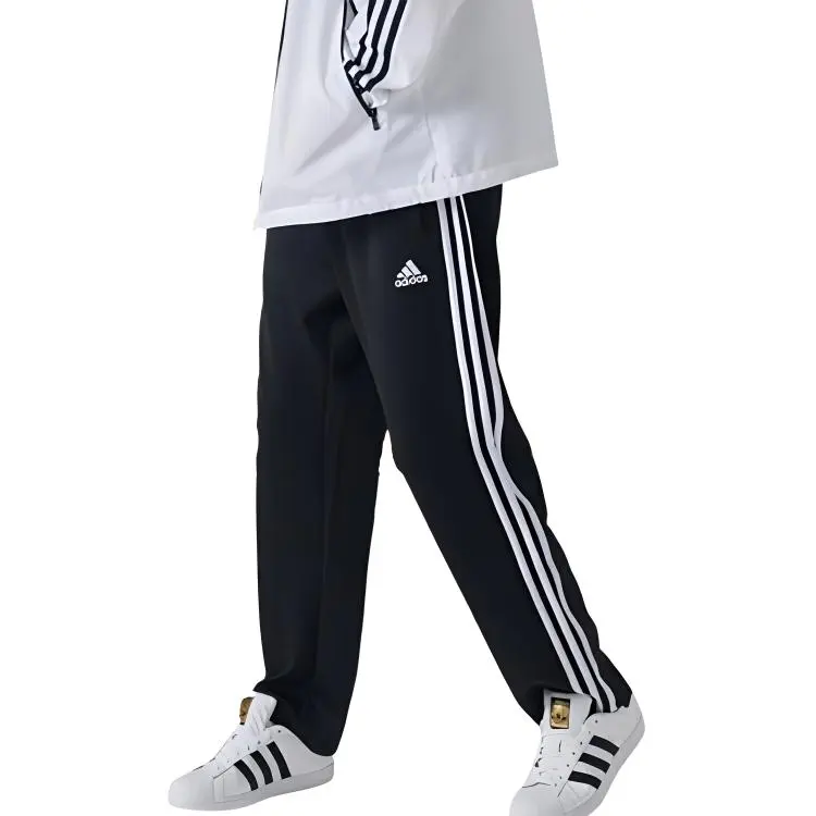 Adidas TAEKWONDO Casual Pants Men's Black White-4