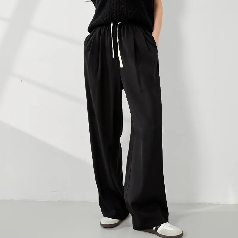 Mambe Casual Pants Women's Black-3