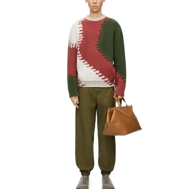 LOEWE Zip Detailed Cargo Trousers-4