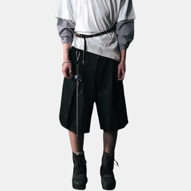 GOOD BAI Casual Shorts Unisex Black-3