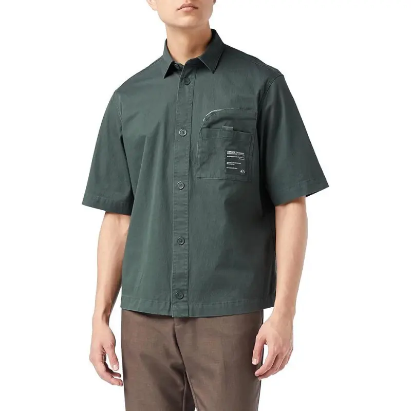 ARMANI EXCHANGEAE FW22 Shirt Men's Army Green-2