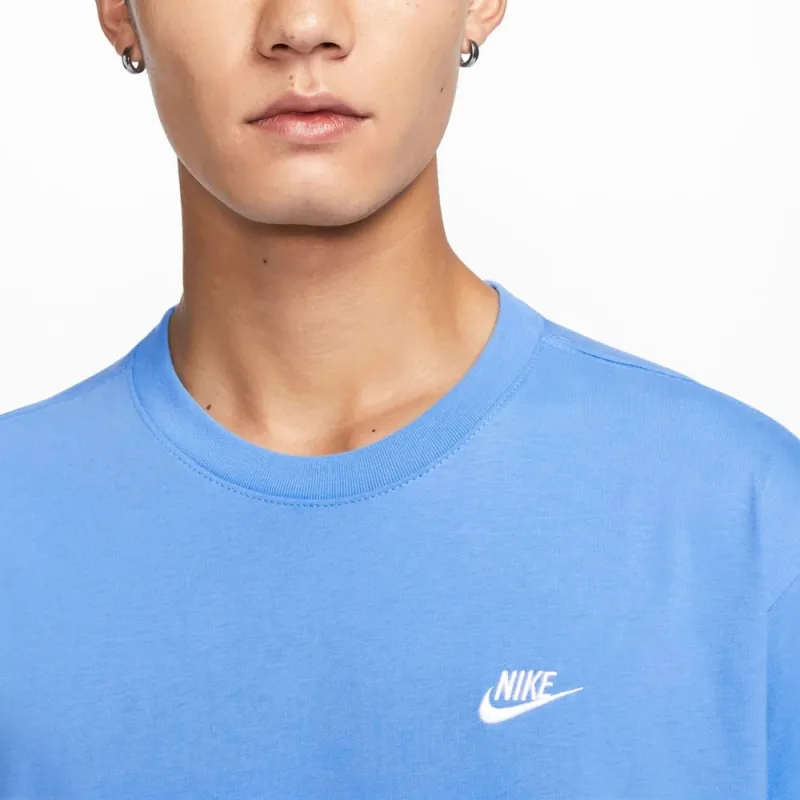 Nike Drop Shoulder Sleeve T-Shirt Men's Blue-3