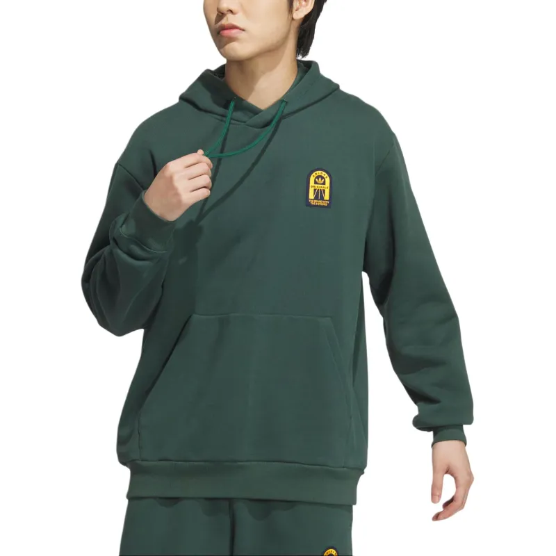 Adidas Originals GRAPHIC HOODIE Sweatshirt Men's Mineral Green-1