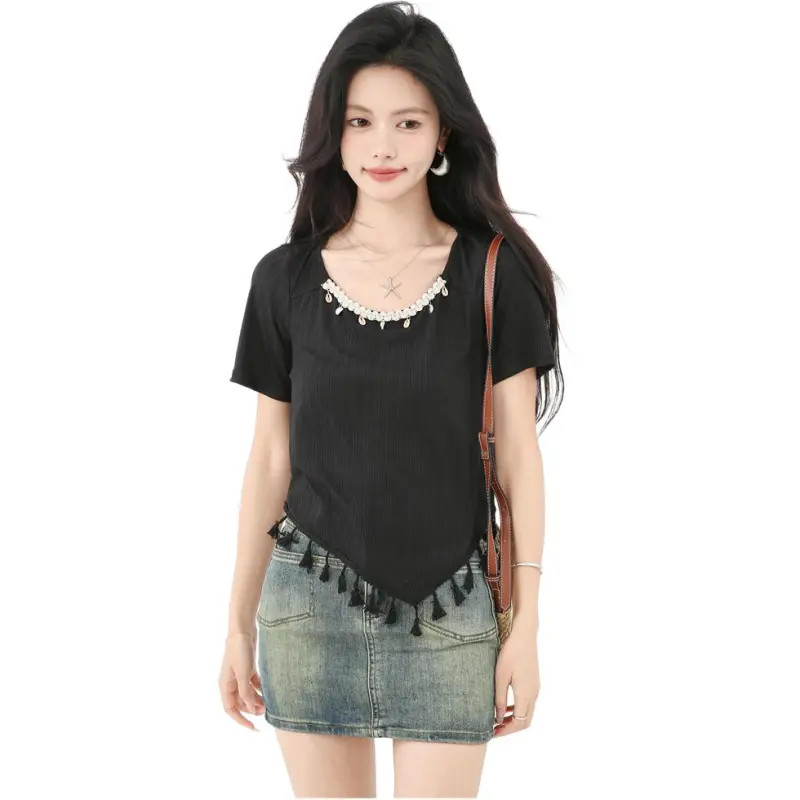 MINETTE T Shirts Women's Black-1