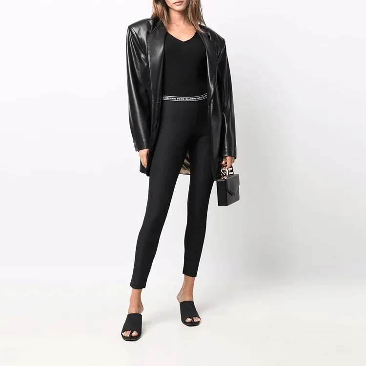 BALMAIN Leggings Women's Black-1