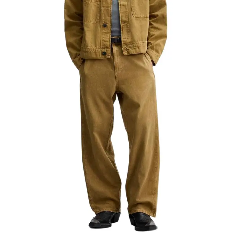 ZARA Jeans Men Yellow Ochre-2