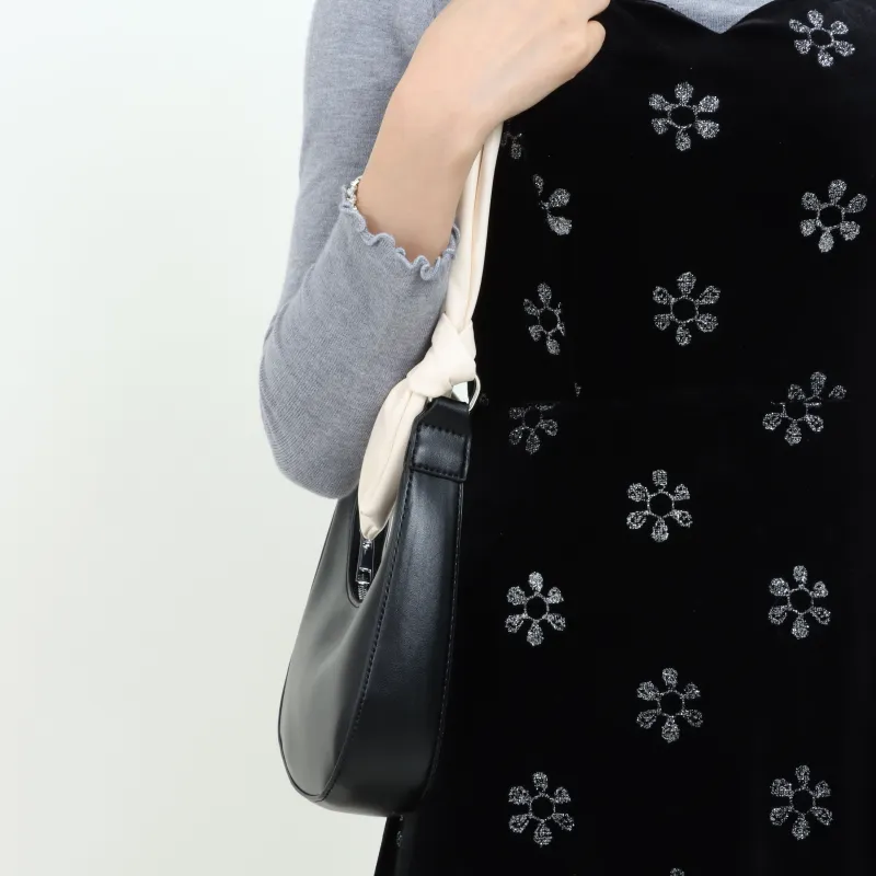 OTA PU Handbag Shoulder Bag Regular Women's Black-5