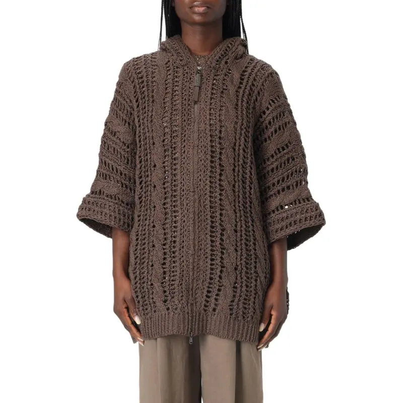 Brunello Cucinelli Open knit Cardigan-2