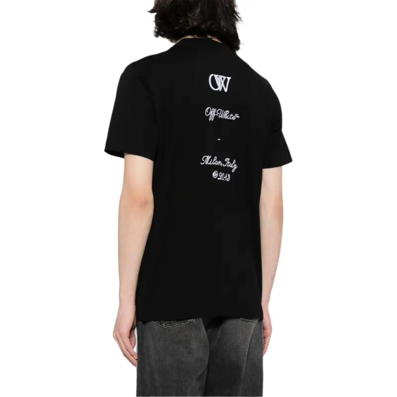OFF WHITE 23 Embroidered Crewneck T Shirt-3