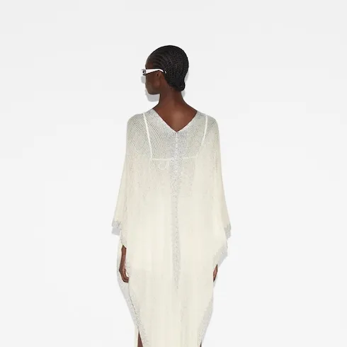 GUCCI Long-Sleeved Dresses Women's Ivory White-7