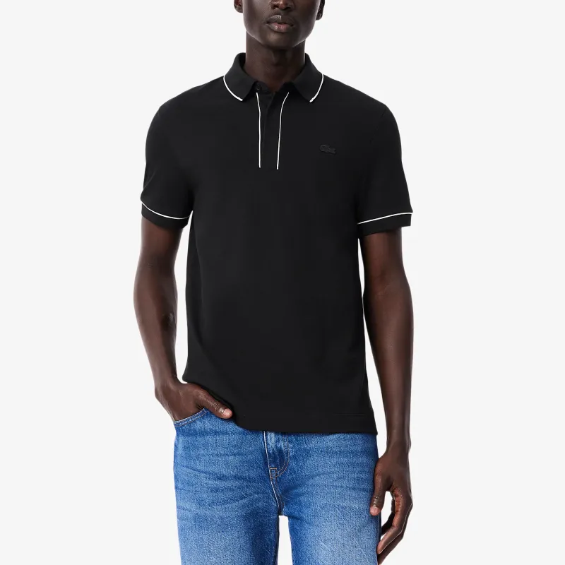 LACOSTE Paris Stretch Piqué Polo Shirt-1