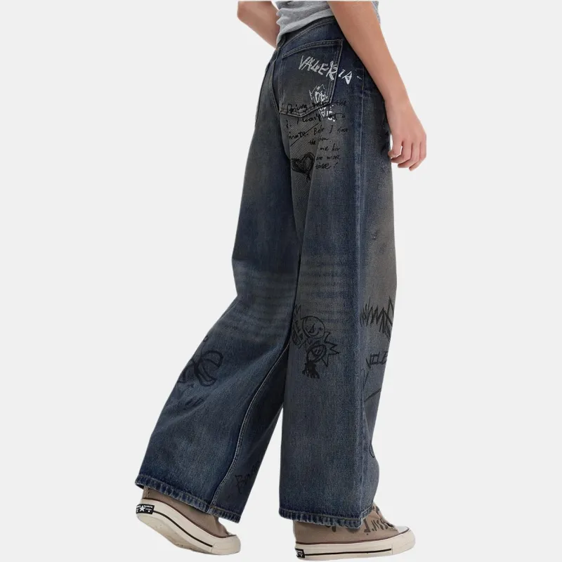 Valeria Obbaco Jeans Unisex Dark Blue-2
