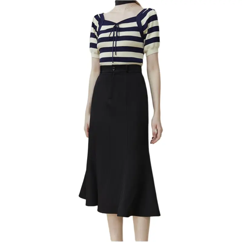 FANSILANEN Casual Long Skirt Women's-1
