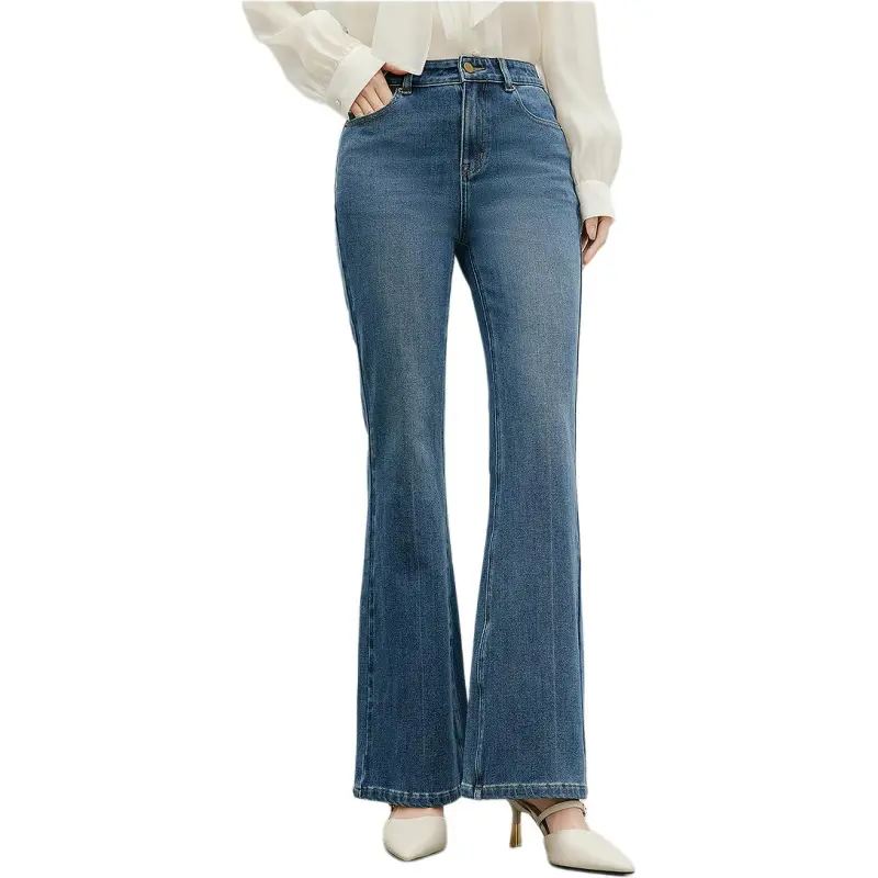 Hopeshow Jeans Women's Denim Blue-6
