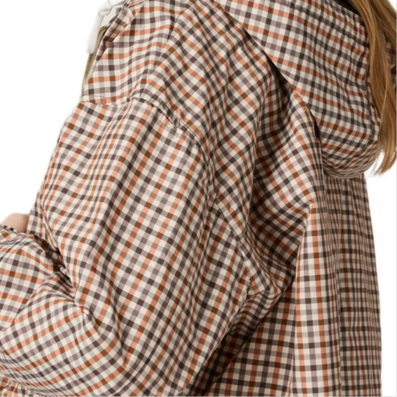 MIU MIU Vichy Check Drawstring Jacket-5