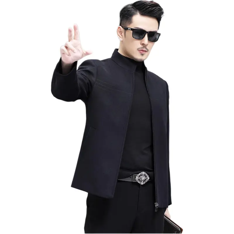Devanro Jackets Coats Men's Gray-6