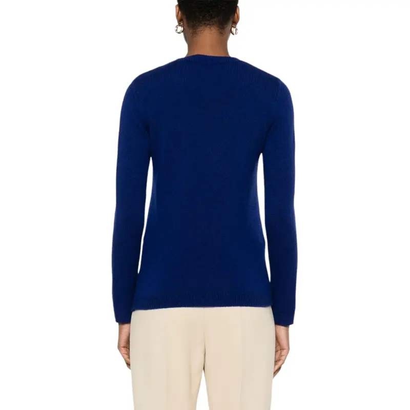 Valentino Cashmere Sweater Women's Marine Blue-2