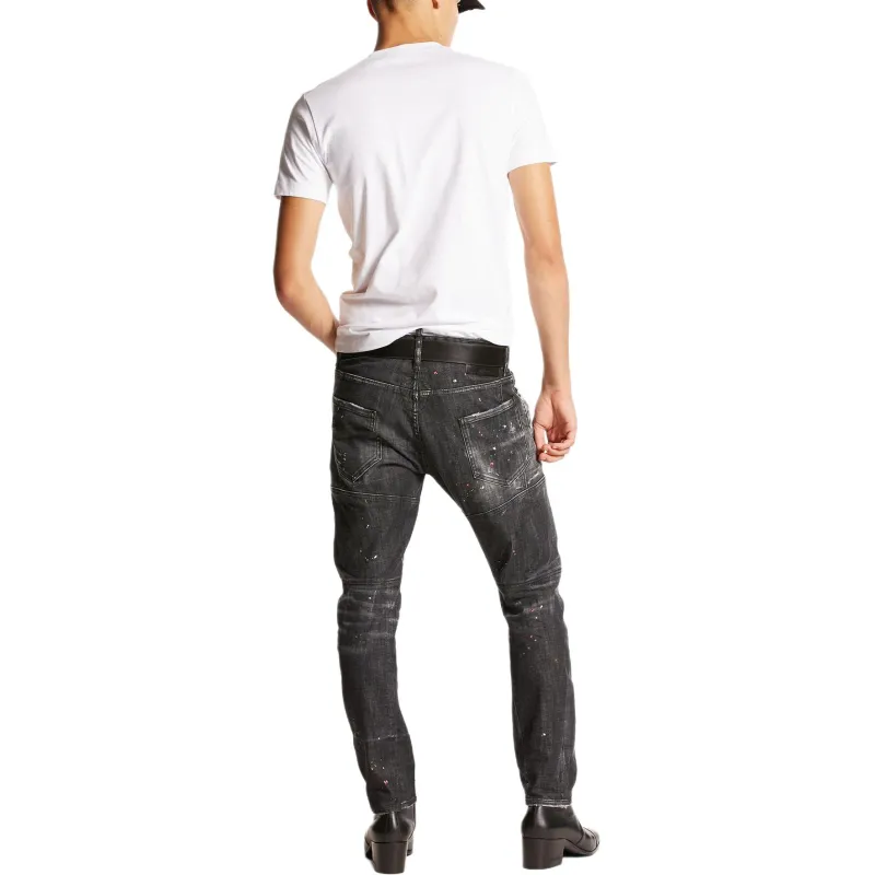 DSQUARED 2 Distressed Paint splatter Jeans-3