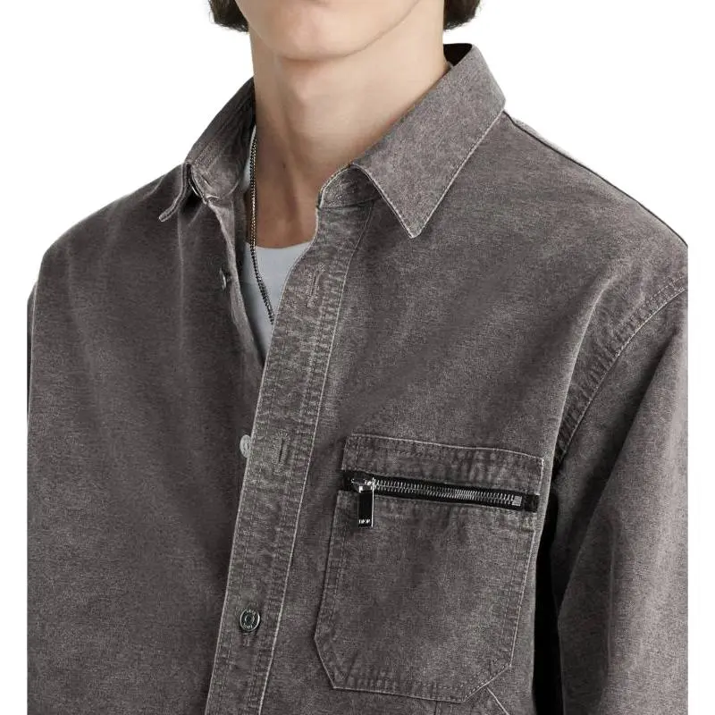 DIOR Shirts Men Gray-10