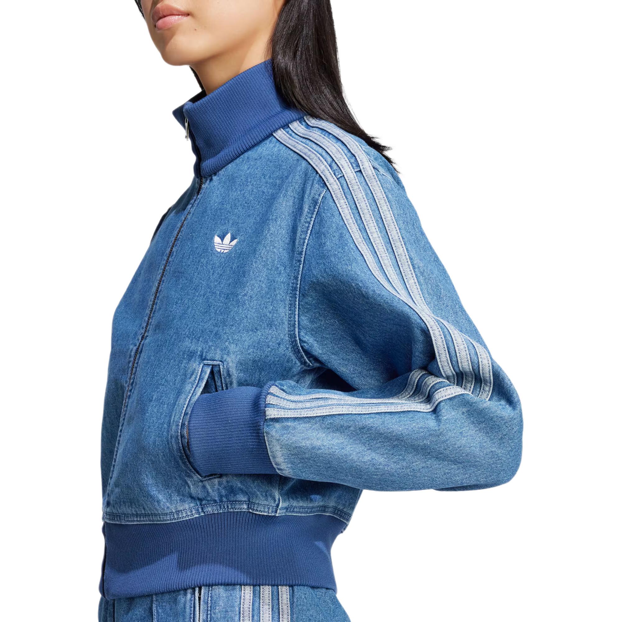 Adidas Originals Adicolor Denim Track Top - POIZON