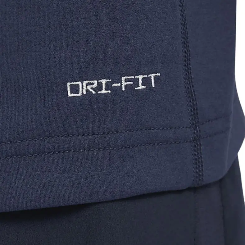 Nike Dri Fit T Shirts Men Navy Blue-5